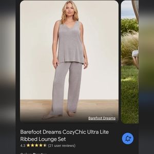 Barefoot Dreams CozyChic Ultra Lite Ribbed Lounge Set